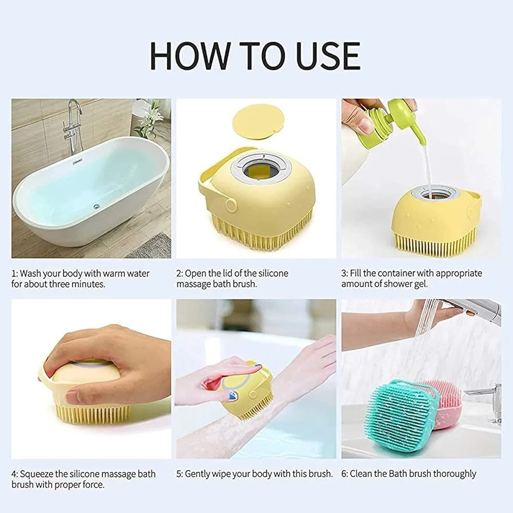 Bath Brush Combo Set