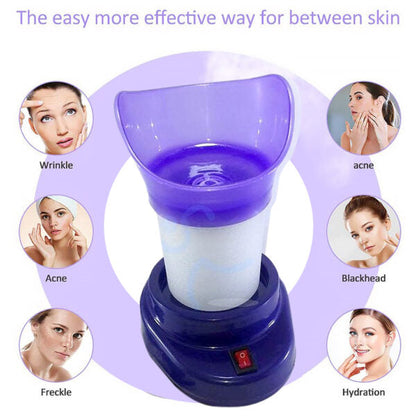 Facial Steamer in use