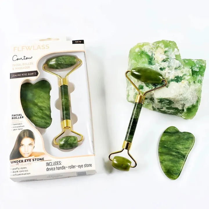 Jade Roller Facial Massager  | Natural Skincare |