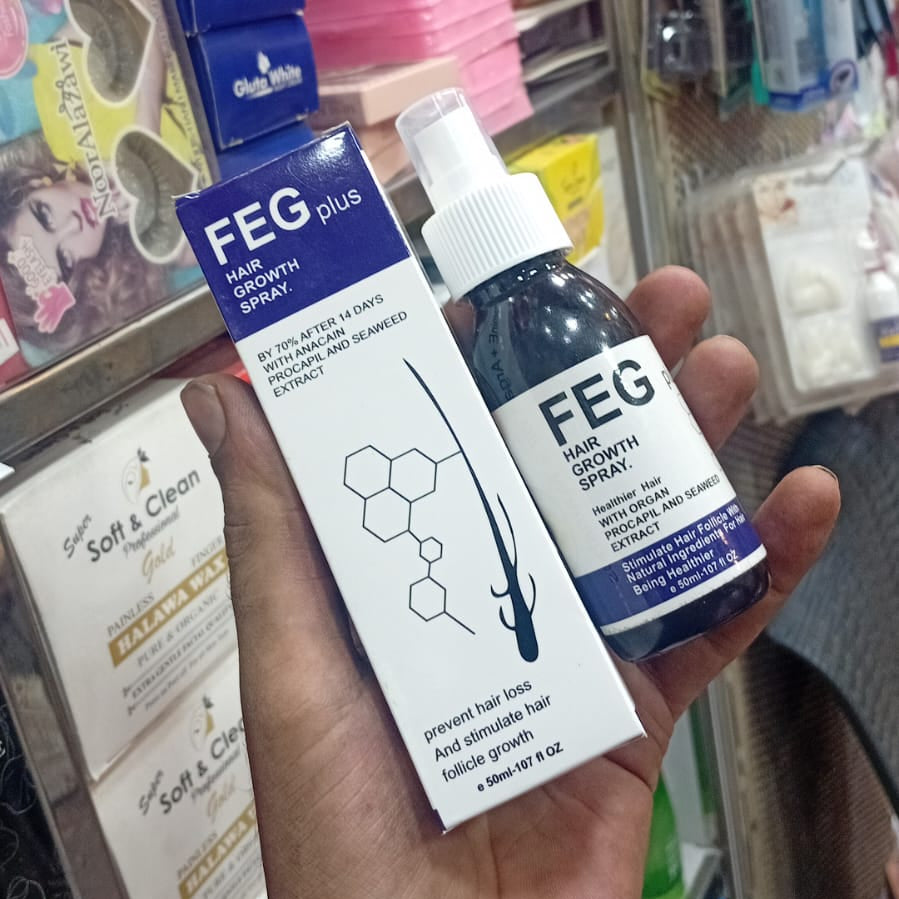 FEG Plus Hair Growth Spray Stimulate Follicles Reduce Hair Fall And Encourage