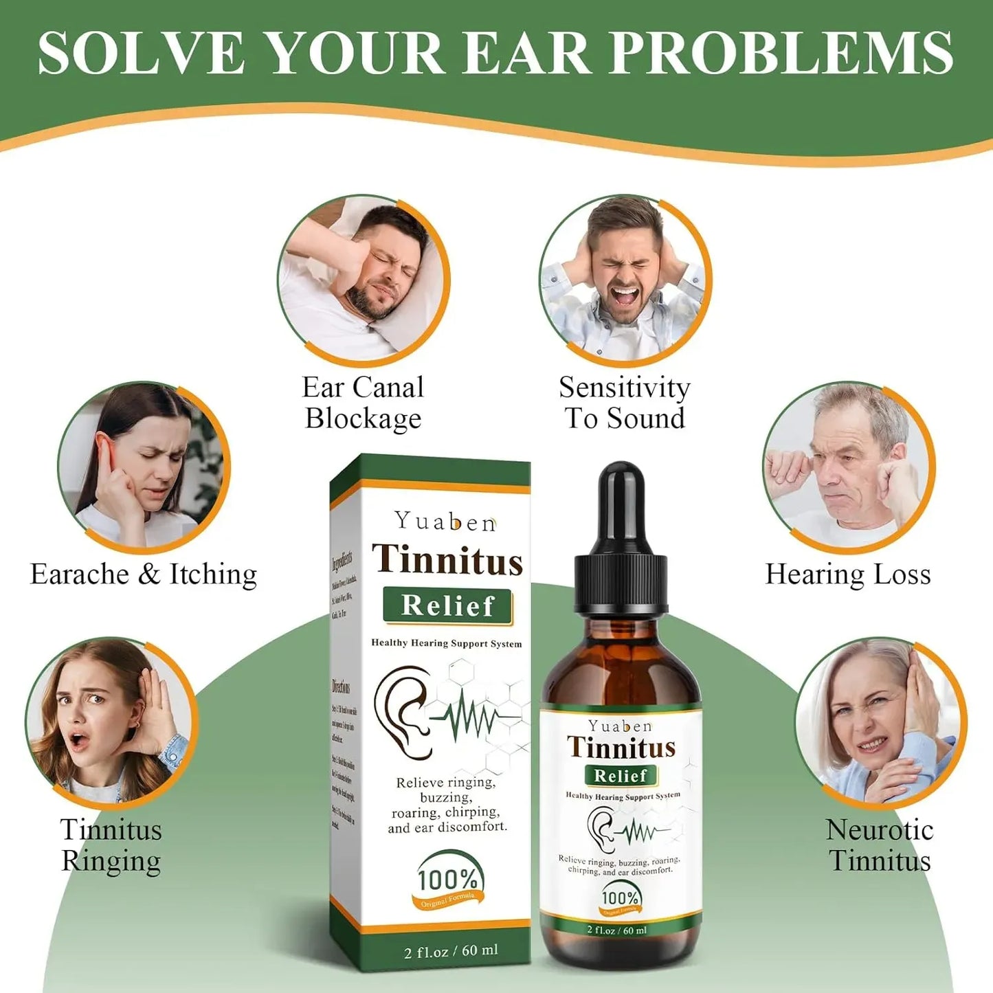 Yuaben Tinnitus Relief Drops Healthy