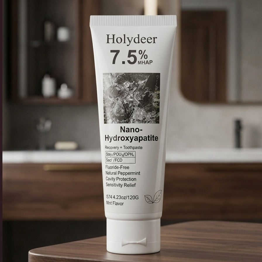 Holydeer Recovery Toothpaste  | 7.5% Nano-Hydroxyapatite For Enamel Repair & Whitening 120g Rs 153