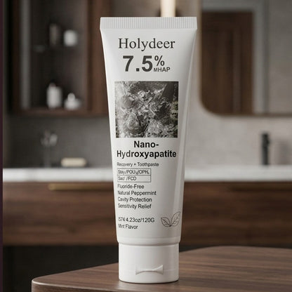Holydeer Recovery Toothpaste  | 7.5% Nano-Hydroxyapatite For Enamel Repair & Whitening 120g Rs 153