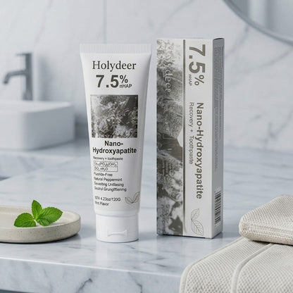 Holydeer Recovery Toothpaste  | 7.5% Nano-Hydroxyapatite For Enamel Repair & Whitening 120g Rs 153