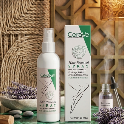 Green CeraVe Hair Removal Spray