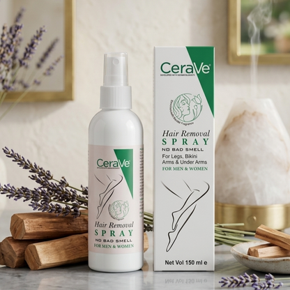 Green CeraVe Hair Removal Spray