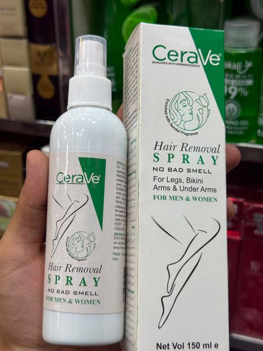 Green CeraVe Hair Removal Spray