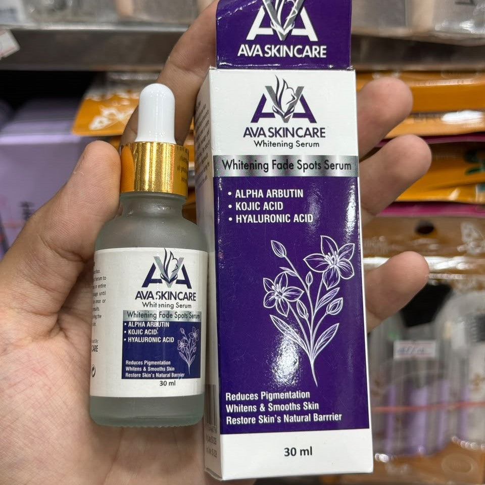 AVA Skin Care Whitening Fade Spots Serum - Advanced Brightening Treatment To Reduce Dark Spots