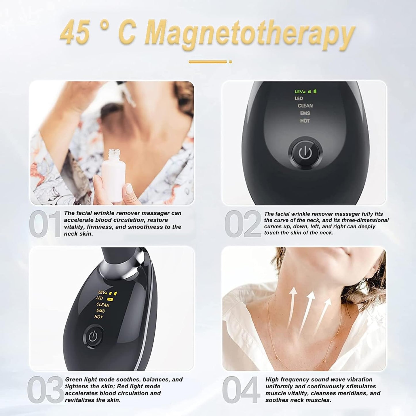 Massager for Face Lifting Facial Massagers EMS Neck Eye Massage