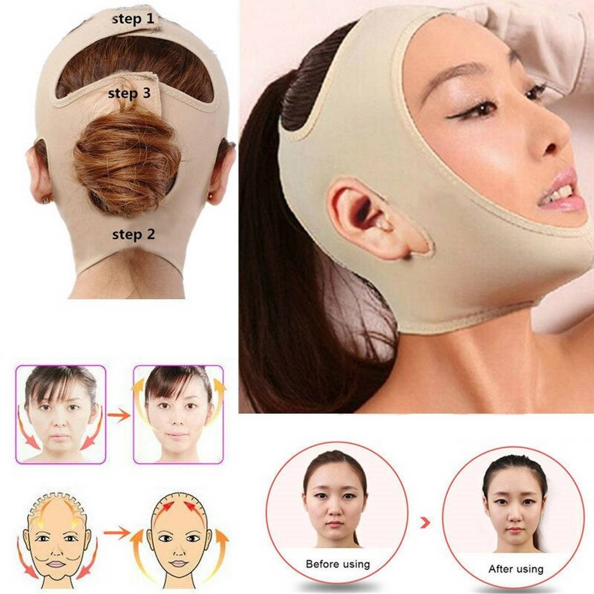 V Shape Face Slimming Belt