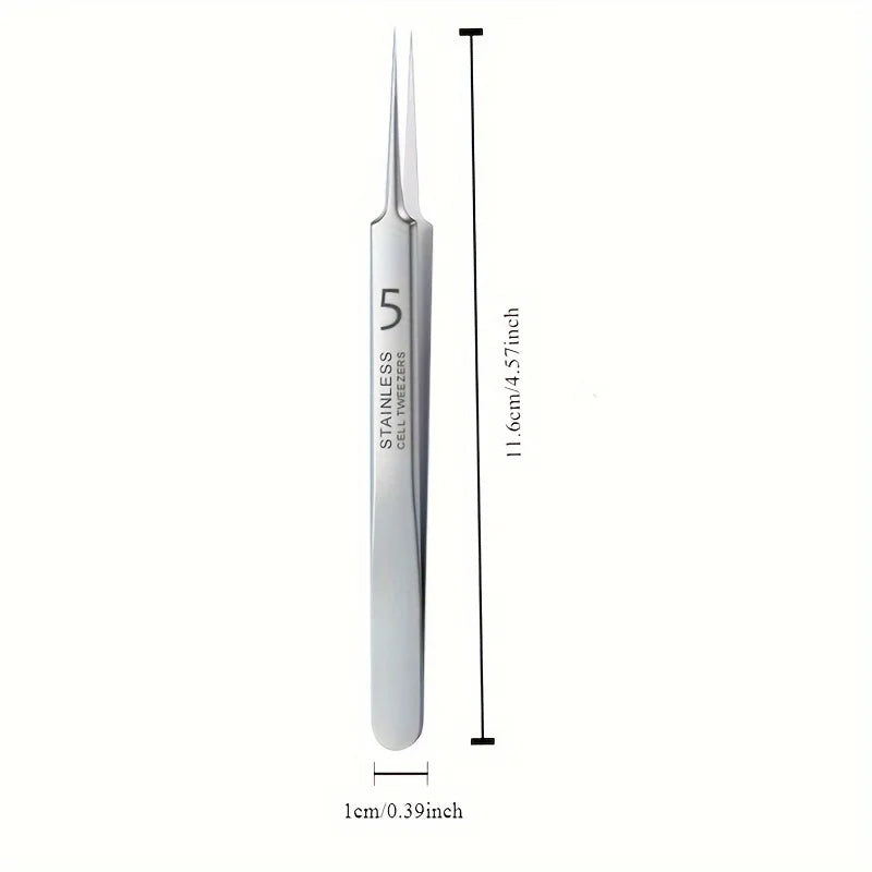 Extra Fine Acne & Blackhead Removal Tweezers - Stainless Steel