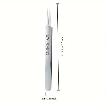 Extra Fine Acne & Blackhead Removal Tweezers - Stainless Steel