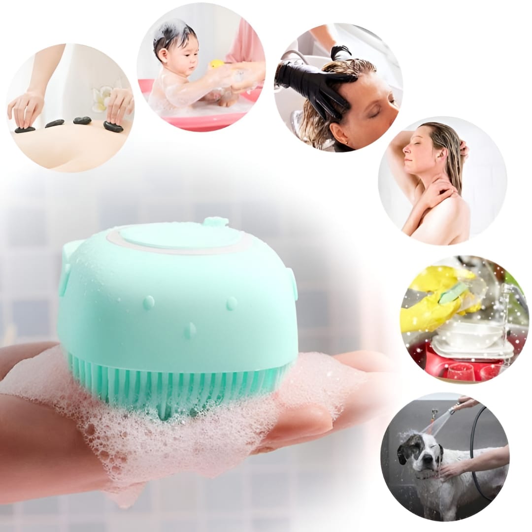 Silicone Back Scrubber and Bath Brush